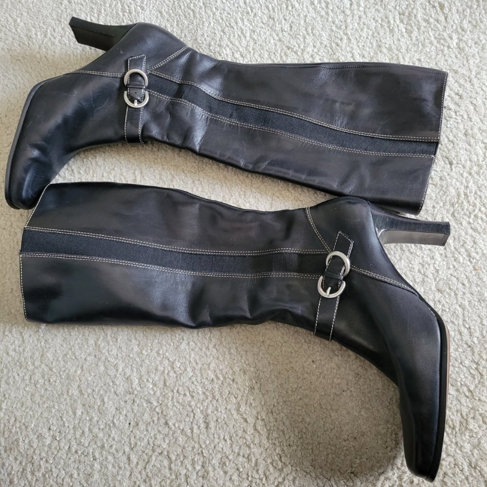 Anne Klein Black Knee High Boot - Size 7.5